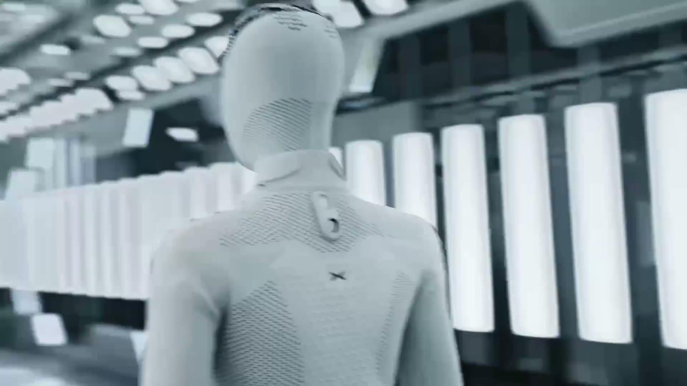 IRON's upper body in the production hall